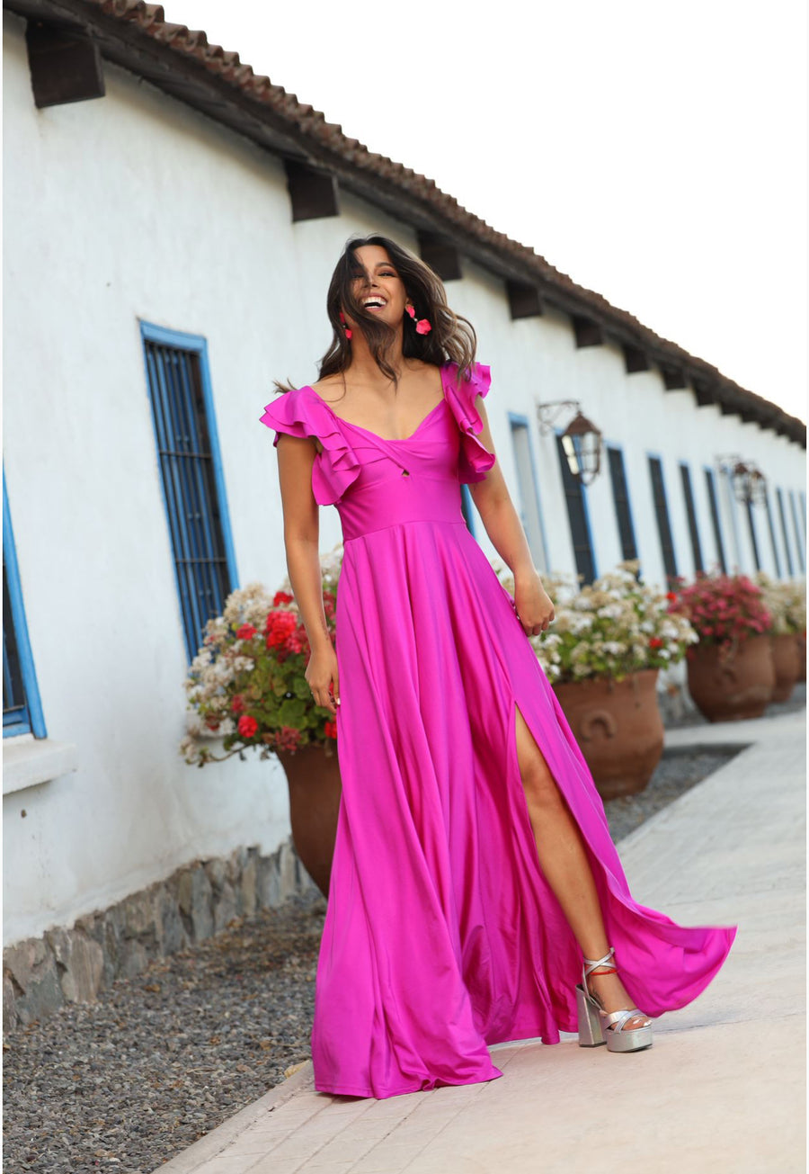 Vestido Dora Magenta