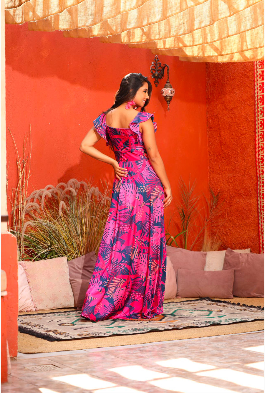 Vestido Dora Maceio Magenta