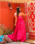 Vestido Trus Fucsia