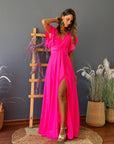 Vestido María José Fucsia