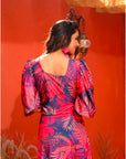 Vestido Josefina Maceio Rojo