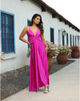 Vestido Paula Magenta