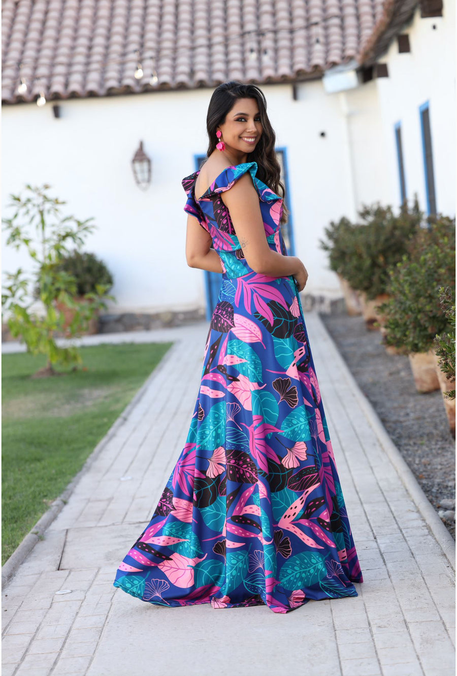 Vestido Dora Anakena Azul