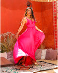 Vestido Trus Fucsia