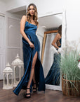 Vestido Fiorella Azul