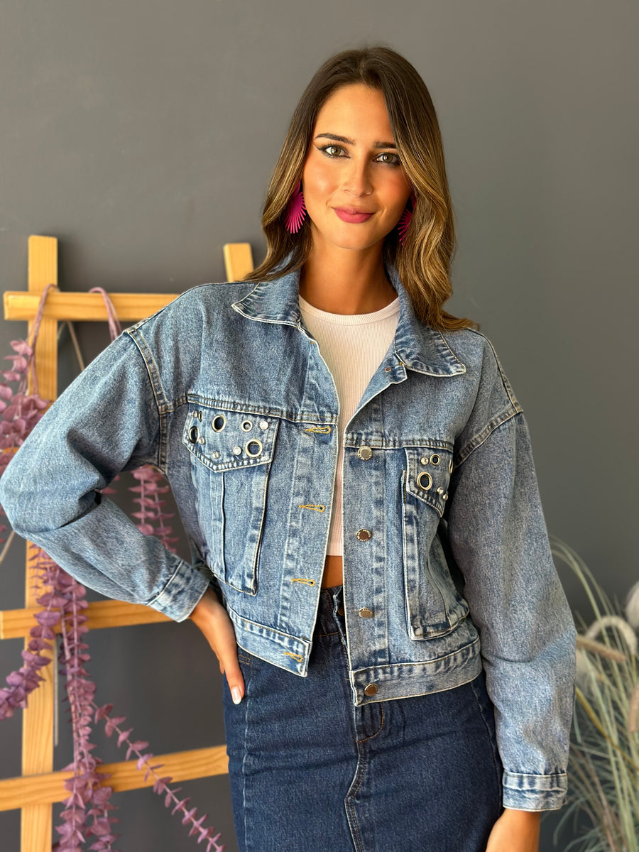 Chaqueta Denim Charm