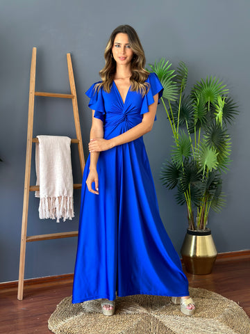 Vestido Poly Azul Rey