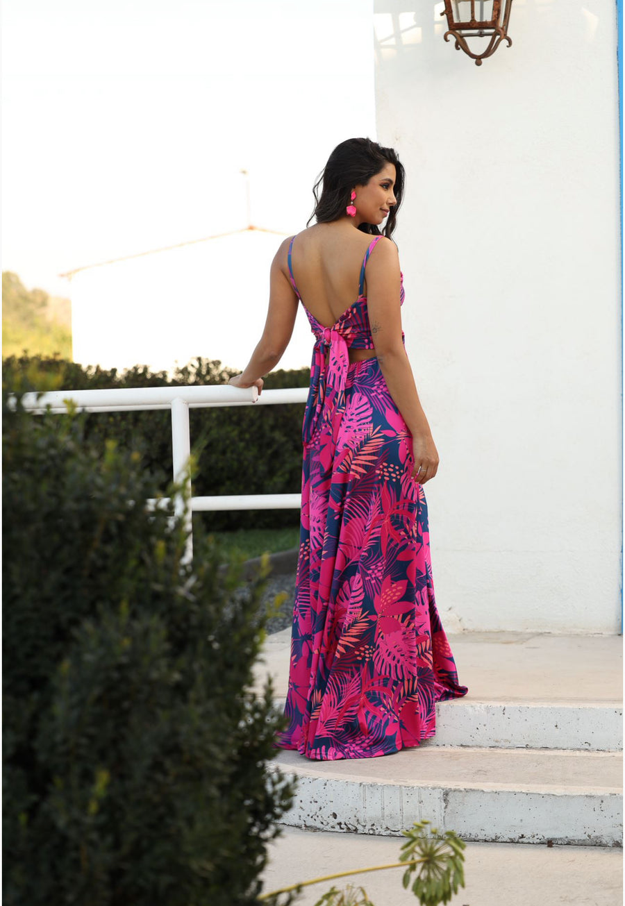 Vestido Pascuala Maceio Magenta