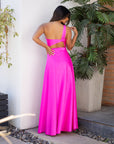 Vestido Doménica Fucsia