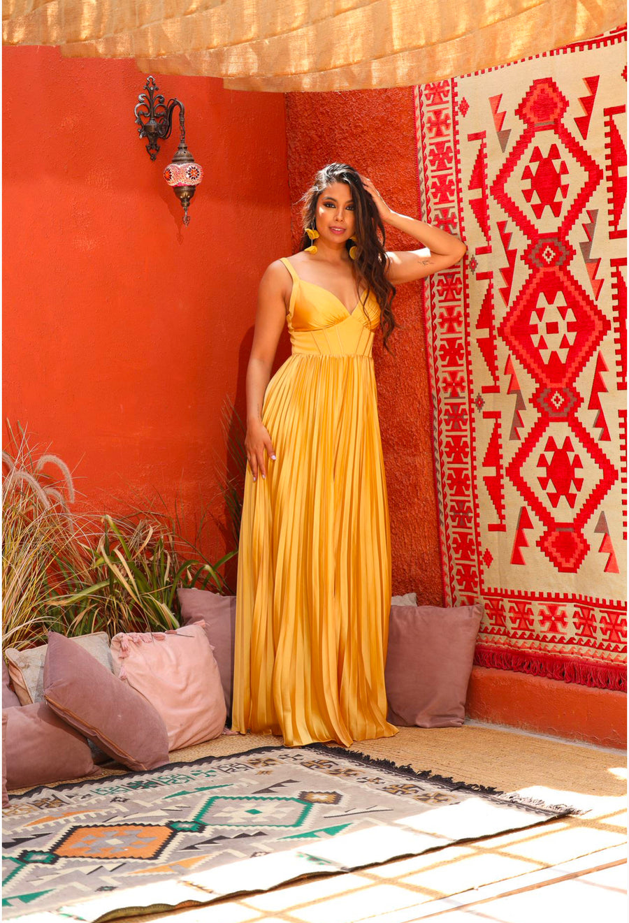 Vestido Trus Amarillo