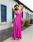 Vestido Paula Magenta