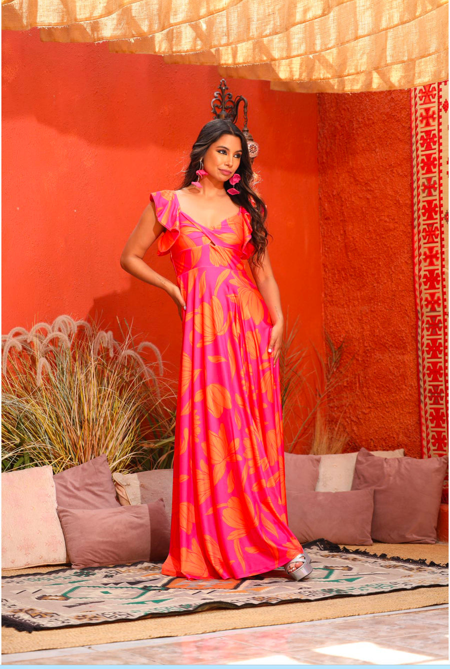 Vestido Dora Magic Paradise Orange