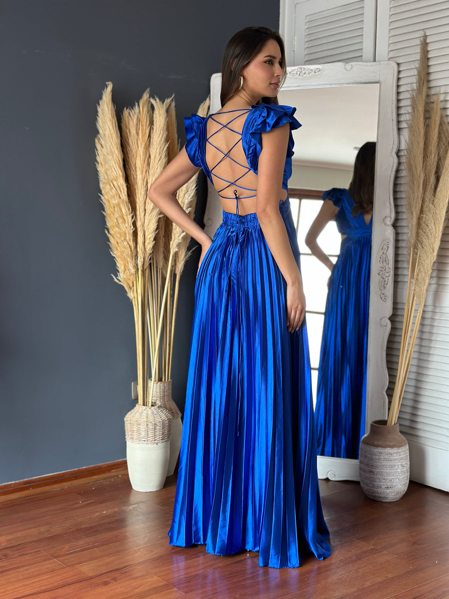 Vestido Paty Azul