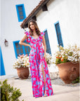 Vestido Dora Botanic Pink