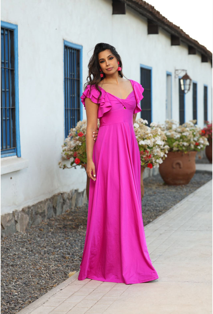 Vestido Dora Magenta