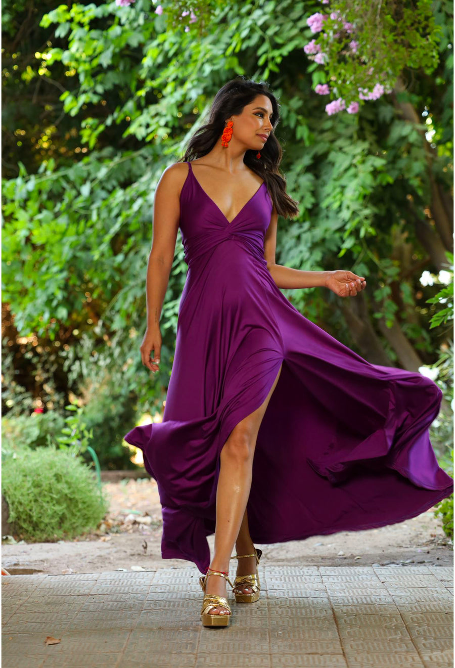 Vestido Pascuala Morado