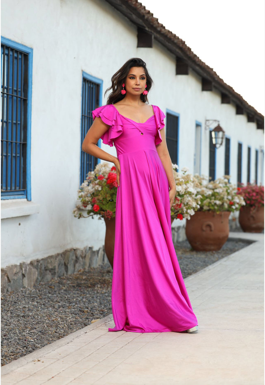 Vestido Dora Magenta