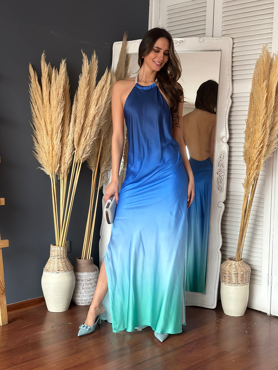 Vestido Amareto Blue