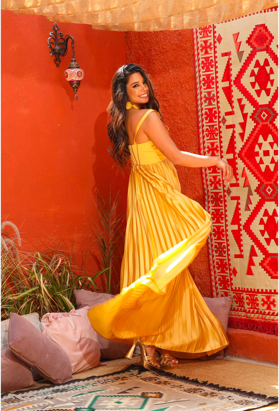 Vestido Trus Amarillo