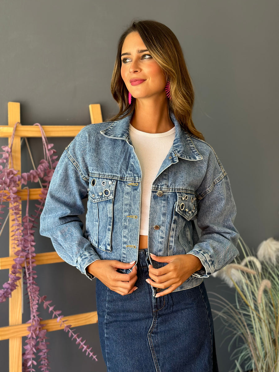 Chaqueta Denim Charm