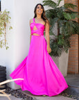 Vestido Doménica Fucsia