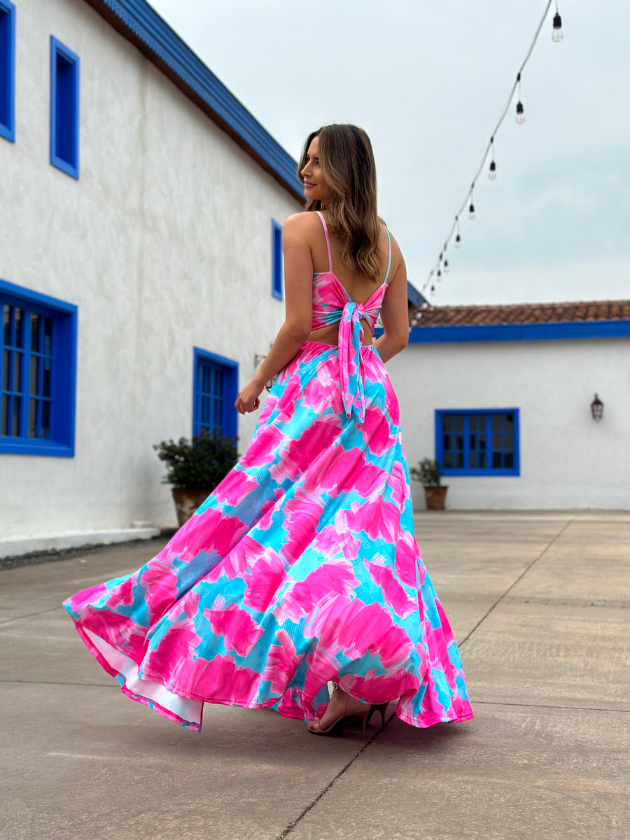 Vestido Pascuala Mallorca Turqueza