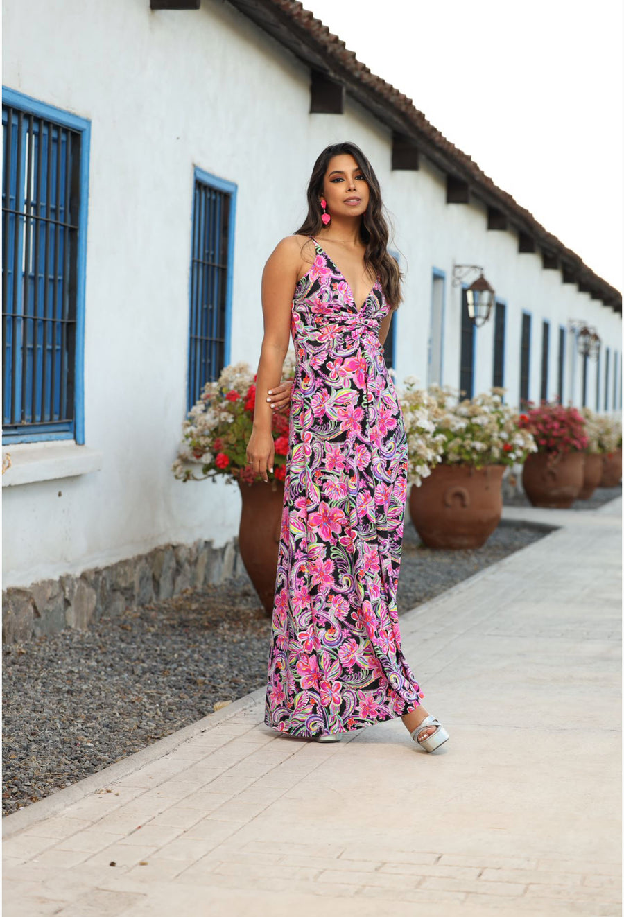 Vestido Paula Flower