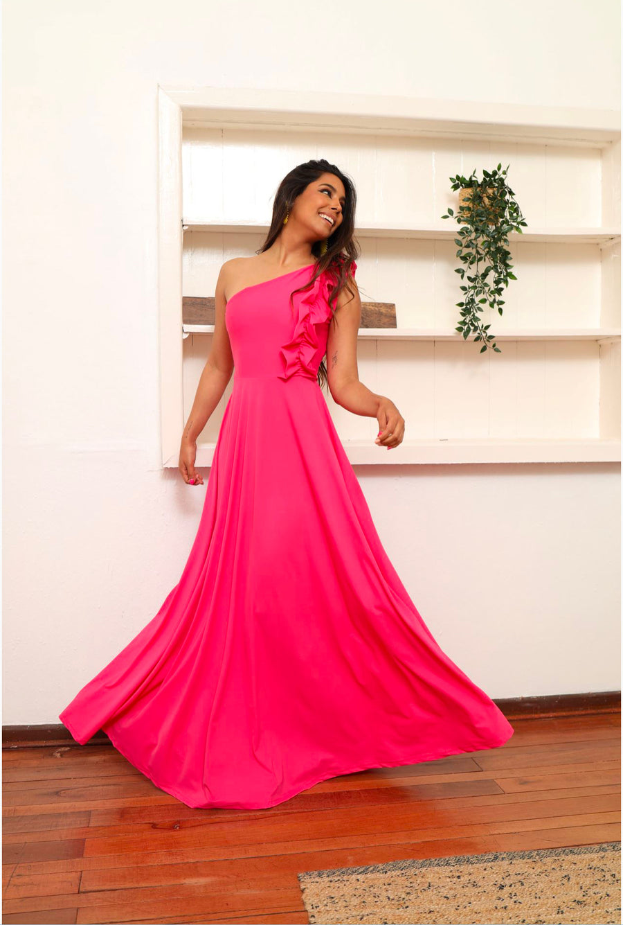 Vestido Paz Fucsia