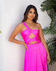 Vestido Doménica Fucsia