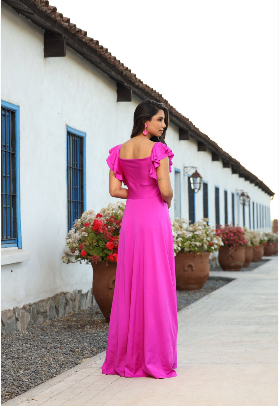 Vestido Dora Magenta