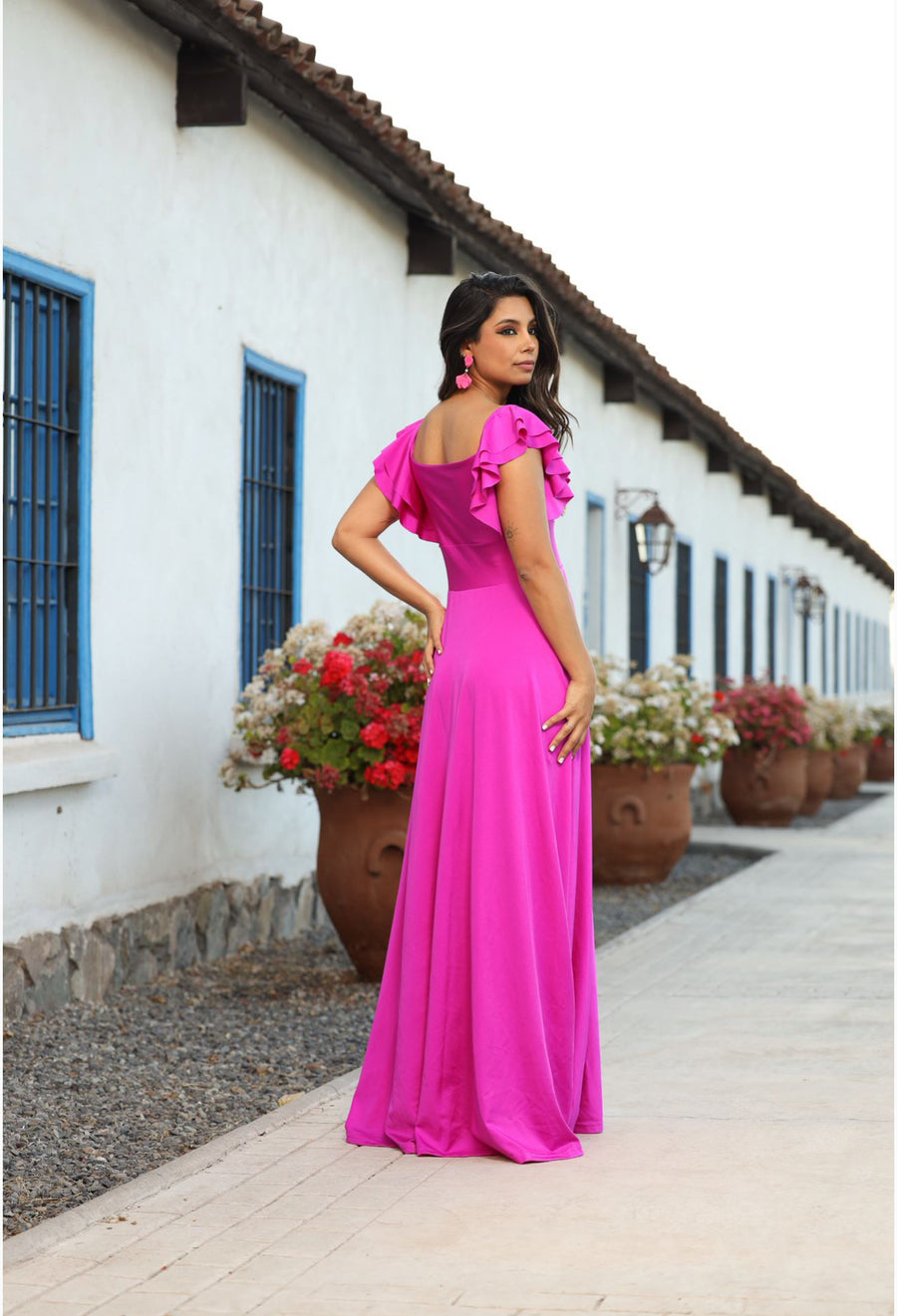 Vestido Dora Magenta