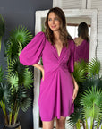 Vestido Mini Josefina Magenta