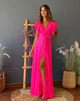 Vestido María José Fucsia